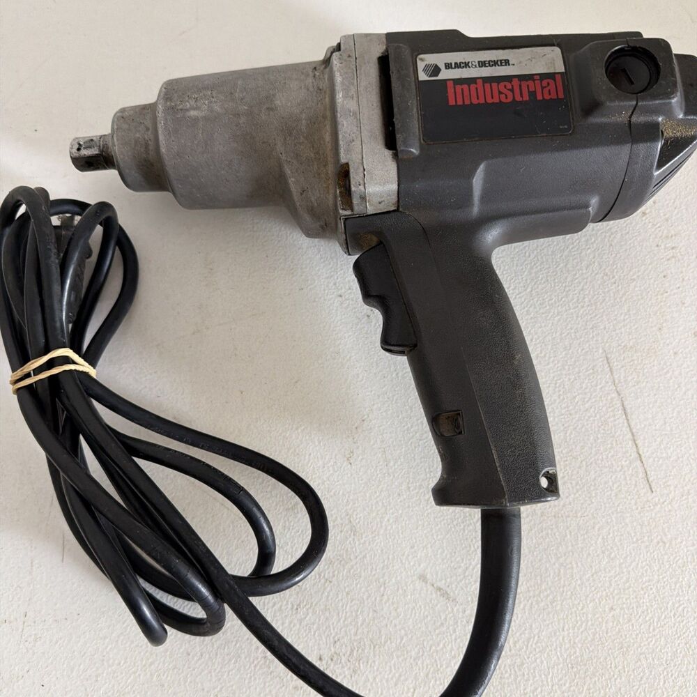 BLACK & DECKER TOOLS 1/2" ELECTRIC IMPACT WRENCH, 6513  120V, 7.5A, 2700 BPM